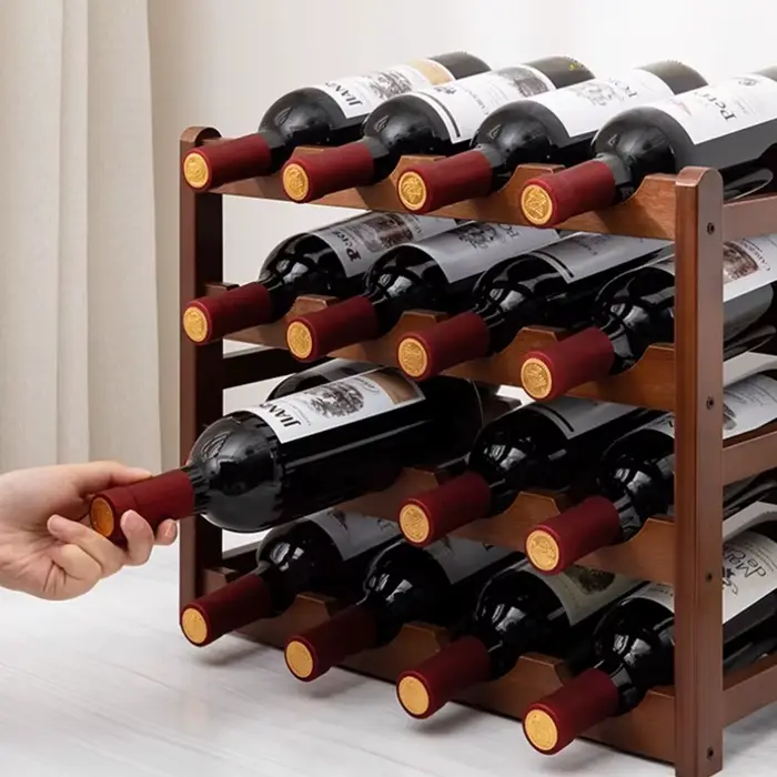 Support de casier à vin pour salon