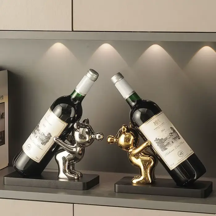 Porte-vin, décoration de meuble d'appoint pour salon et salle à manger