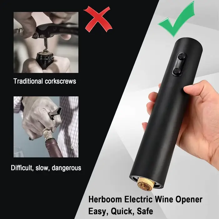 Ouvre-bouteille de vin électrique à piles