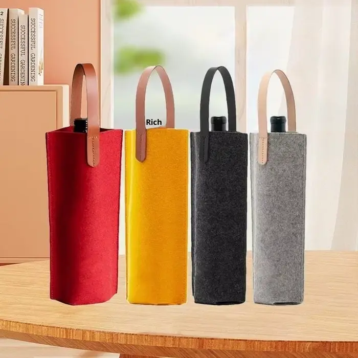 Sac à vin isolé en feutre