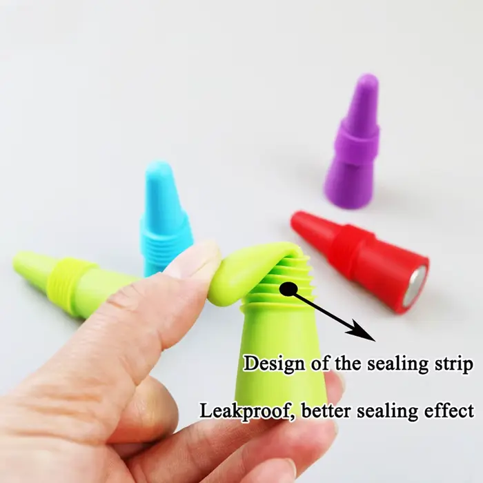 Bouchon de bouteille de vin en silicone
