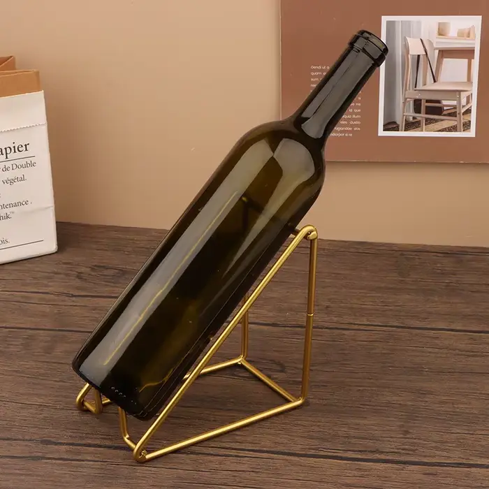 1 pièces casier à bouteilles de vin comptoir bouteille de vin présentoir support de stockage de vin Simple décoration