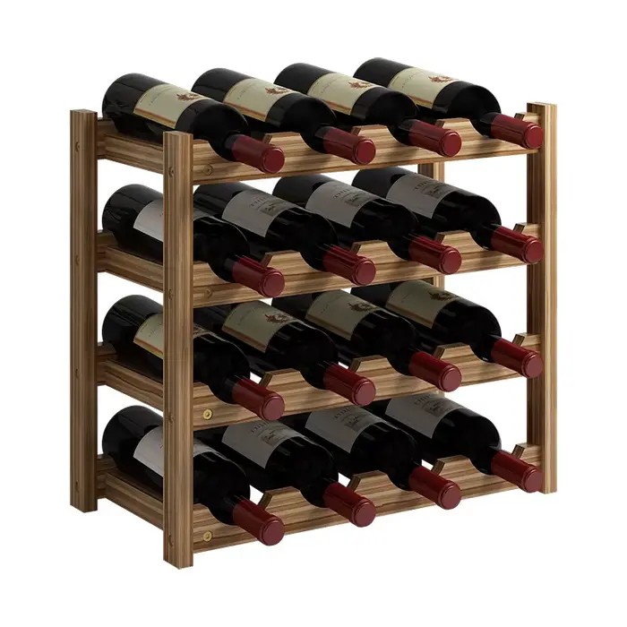 Casier à vin en bois massif