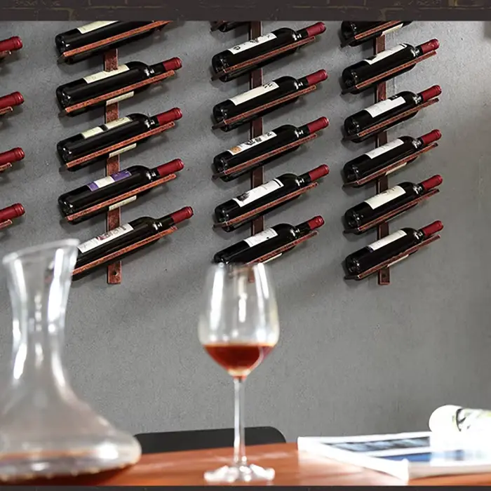 Porte-Bouteille de Vin Mural T1