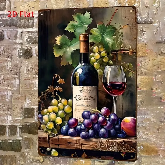 Décoration murale sur le thème du vin – adaptée à la maison