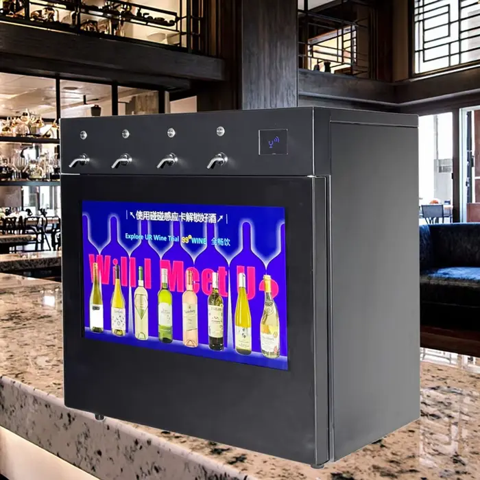 Refroidisseur à vin en acier inoxydable commercial
