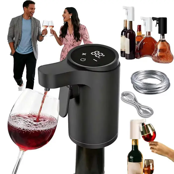 Mélangeur Portable Mini Decanterart liqueur quantitatif automatique vin pompe alcoolique distributeur boisson électrique bouteille de whisky S9V8
