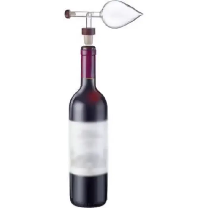 JUSTINLAU aérateur de vin rouge rond/en forme de pêche verseur de bouteille de vin