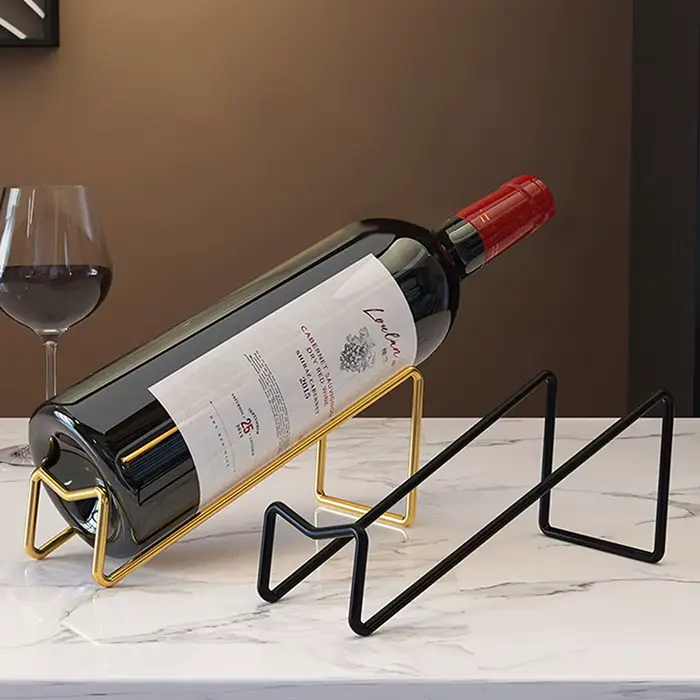 Nouveau casier à vin domestique en acier inoxydable