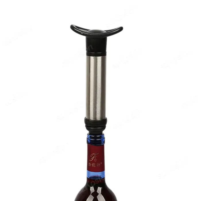 Bouchon de bouteille de vin avec pompe à vide