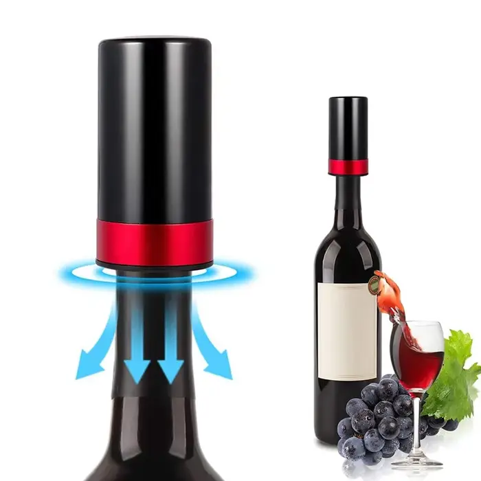 Bouchon de bouteille de vin sous vide électrique