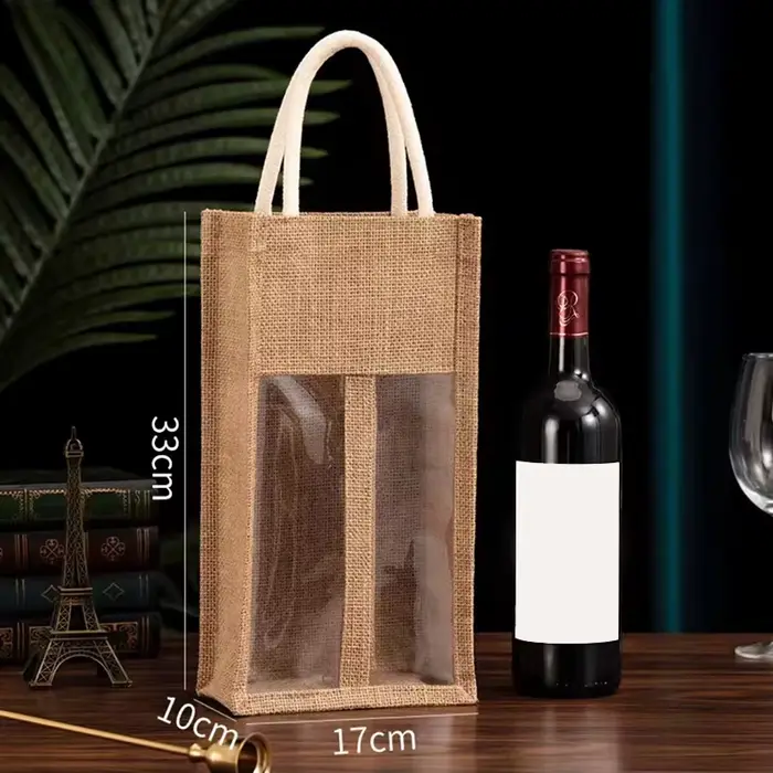Sac à main de vin rouge