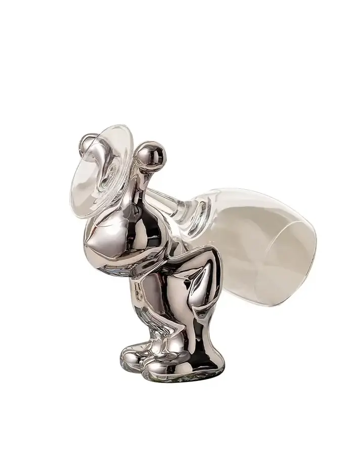 Créatif lapin casier à verres à vin salon armoire à vin support à gobelets affichage inversé lumière luxe