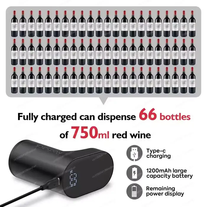Distributeur de boissons numérique avec aérateur de vin