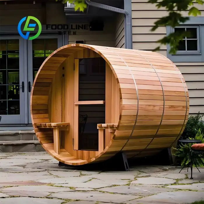 Cabine de sauna extérieure individuelle