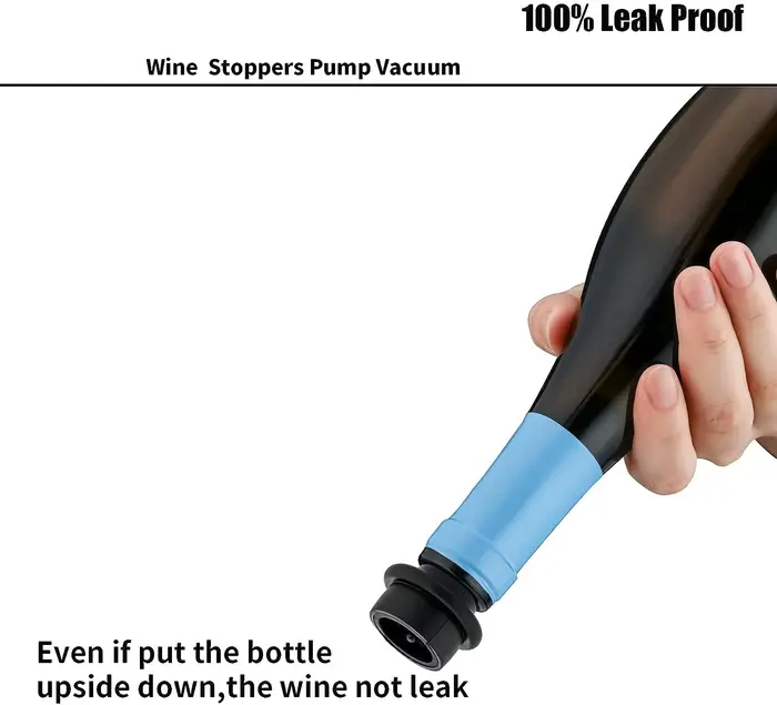 Pompe économiseur de vin avec 4 bouchons sous vide