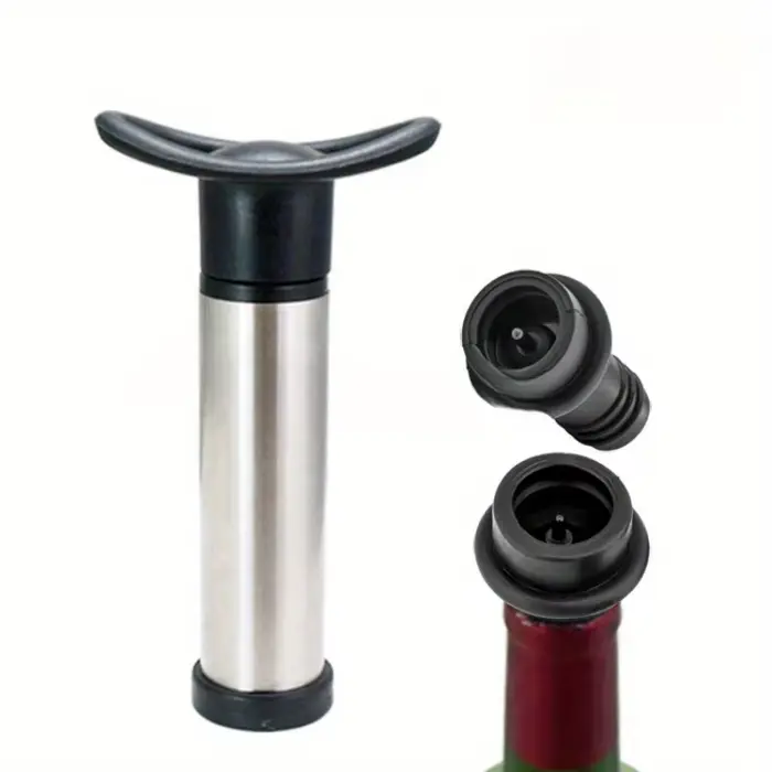 Pompe à vide pour vin rouge en acier inoxydable
