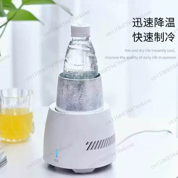 Mini-refroidisseur de boissons électrique portable à refroidissement instantané – Tasse de réfrigération électronique rapide