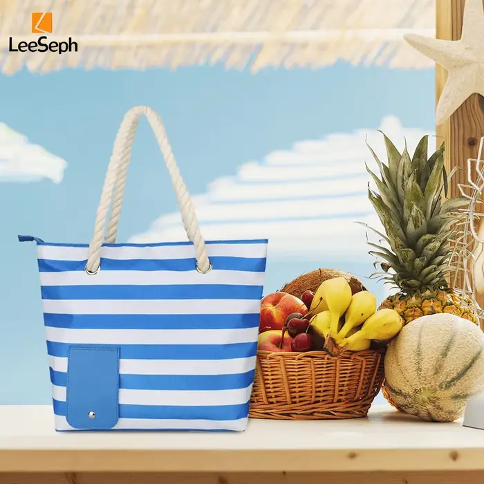 Leeseph-Sac à vin de plage avec distributeur GNE, sac isotherme pour pique-niques, camping, voyage, fête, facile à verser