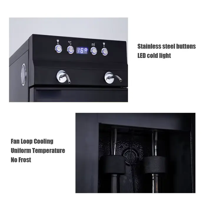Distributeur automatique de vin rouge pour 2 bouteilles