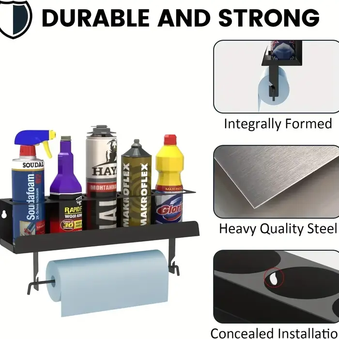 Supports de rangement muraux pour bouteilles