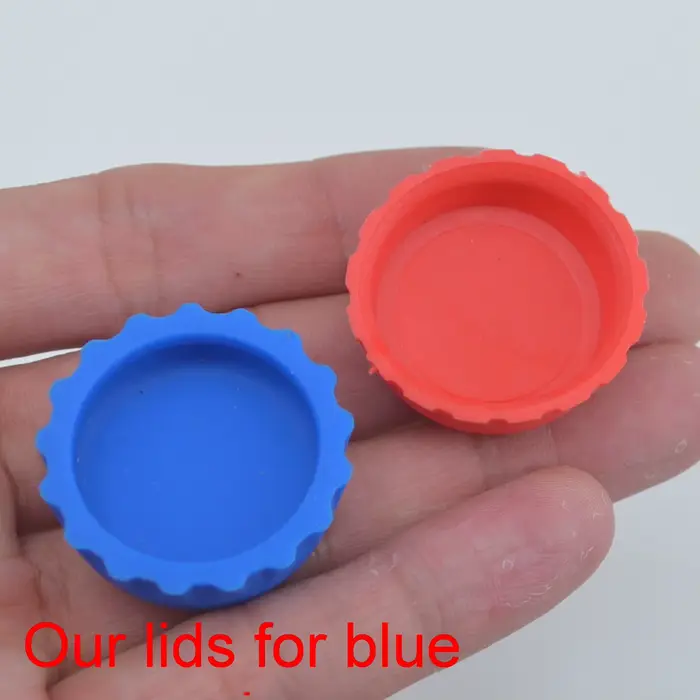 Lot de 5 bouchons de bouteille en silicone