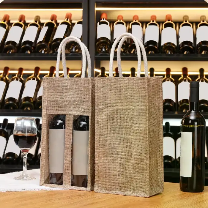 Sac à main de vin rouge