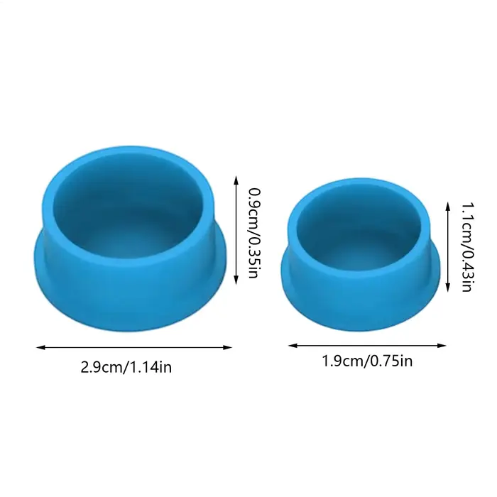 Couvre-flacon en silicone 6 couleurs pour la protection des échantillons