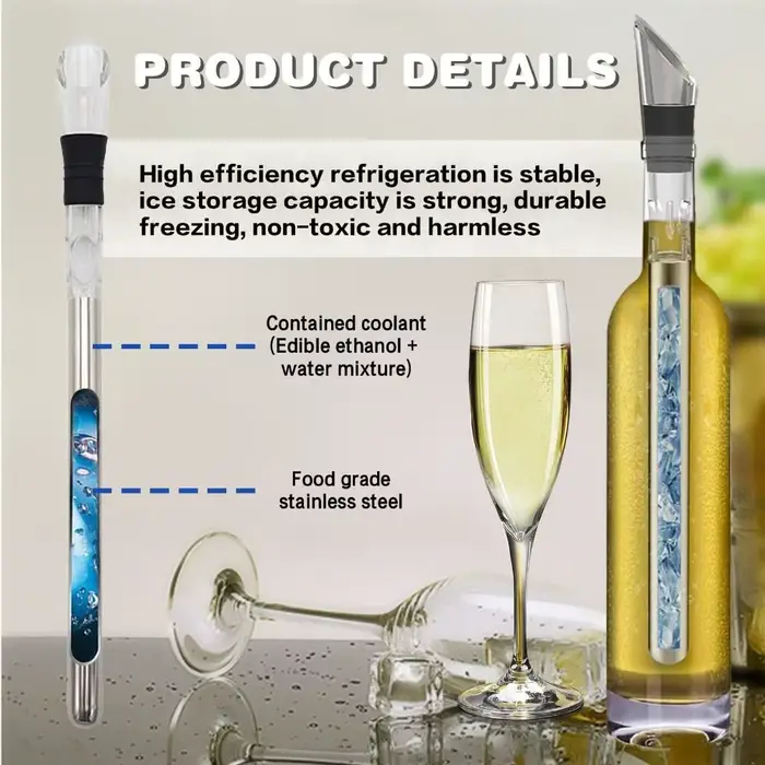 Bâton de refroidissement du vin en acier inoxydable
